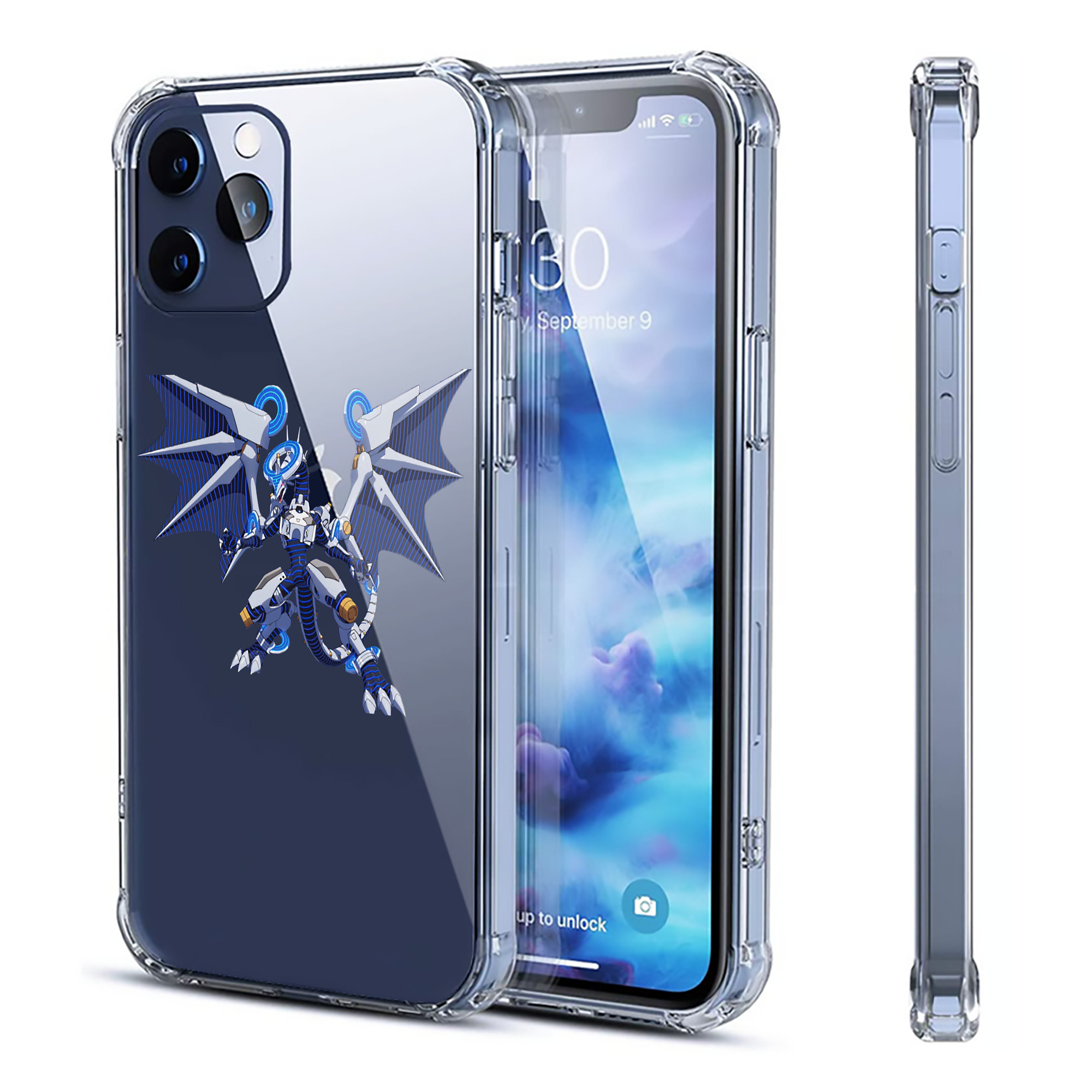 （画像用） 遊☆戯☆王 Yu-Gi-Oh! 【iPhone 12シリーズ対応】透明スマホケース（クリアソフトケース）